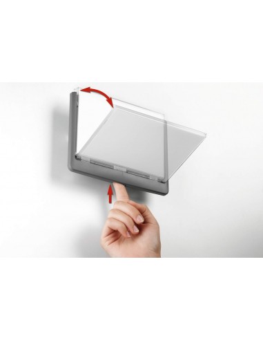 Targhe fuori porta parete Click Sign Durable trasparente/grafite Durable - 11