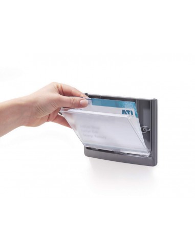 Targhe fuori porta parete Click Sign Durable trasparente/grafite Durable - 16