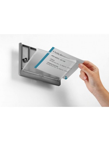 Targhe fuori porta parete Click Sign Durable trasparente/grafite Durable - 17