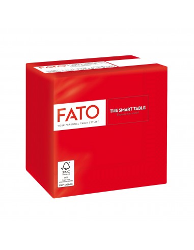 100 Tovaglioli FATO Smat Table - carta - 24 x 24 cm - 2 veli Fato - 6