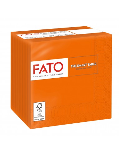 100 Tovaglioli FATO Smat Table - carta - 24 x 24 cm - 2 veli Fato - 8