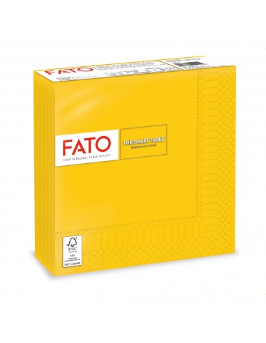 50 Tovaglioli FATO Smat Table - carta - 33 x 33 cm - 2 veli Fato - 3