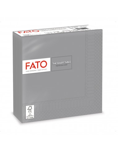 50 Tovaglioli FATO Smat Table - carta - 33 x 33 cm - 2 veli Fato - 4