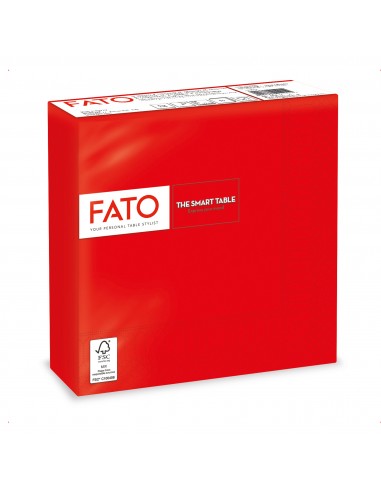 50 Tovaglioli FATO Smat Table - carta - 33 x 33 cm - 2 veli Fato - 6