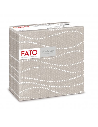 50 Tovaglioli Carta 40X40 cm Color Perla/Tortora FATO Airlaid Fato Fato - 1