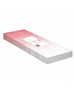 25 Tovaglie 100X100 cm FATO Tablewear Decorati Puntini Rosso Fato - 1