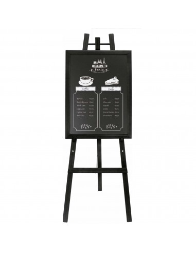 Cavalletto in legno nero - altezza 165 cm - Securit Securit - 2