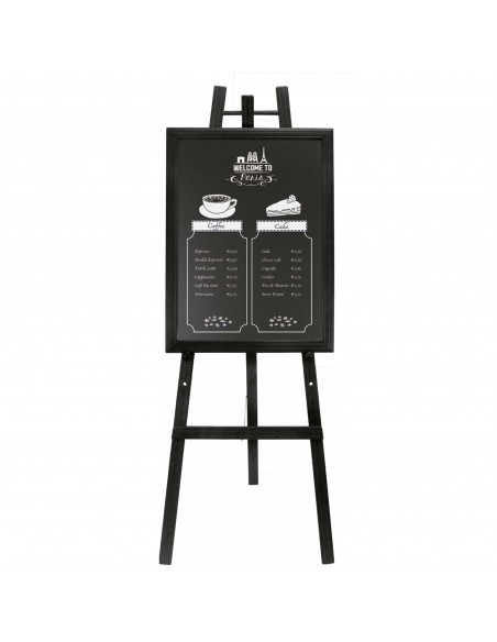 Cavalletto in legno nero - altezza 165 cm - Securit Securit - 2