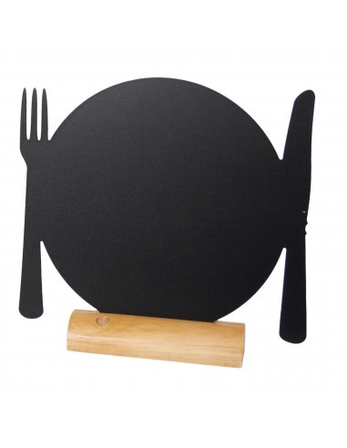 Lavagna Da Tavolo Silhouette Securit con base legno Securit - 7