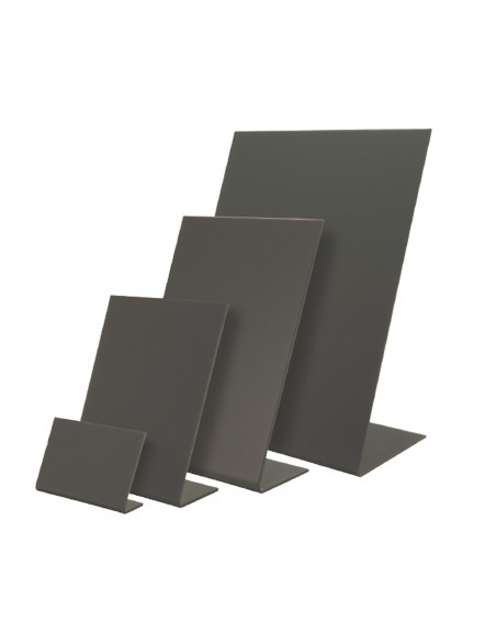 Set Lavagnette da tavolo Securit a L - Nero Securit - 1