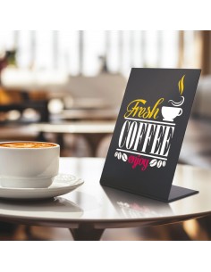 Set Lavagnette da tavolo Securit a L - Nero Securit - 1 2