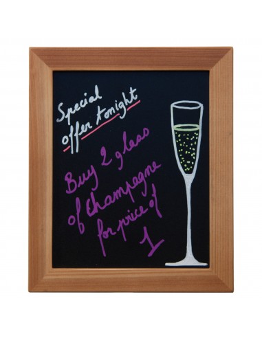 Lavagna Securit Woody Con cornice Teak Securit - 4 Lavagna Securit Woody Con cornice Teak Securit - 4