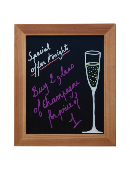 Lavagna Securit Woody Con cornice Teak Securit - 4 Lavagna Securit Woody Con cornice Teak Securit - 4