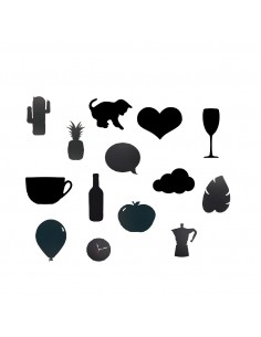 Lavagna Securit Silhouette da Parete Securit - 1