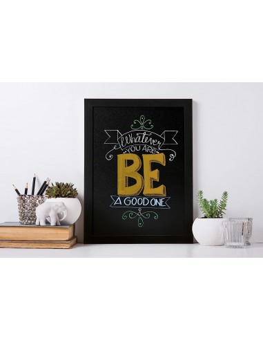 Lavagna Securit Woody Con cornice Nera Securit - 16