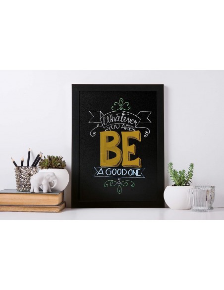 Lavagna Securit Woody Con cornice Nera Securit - 16