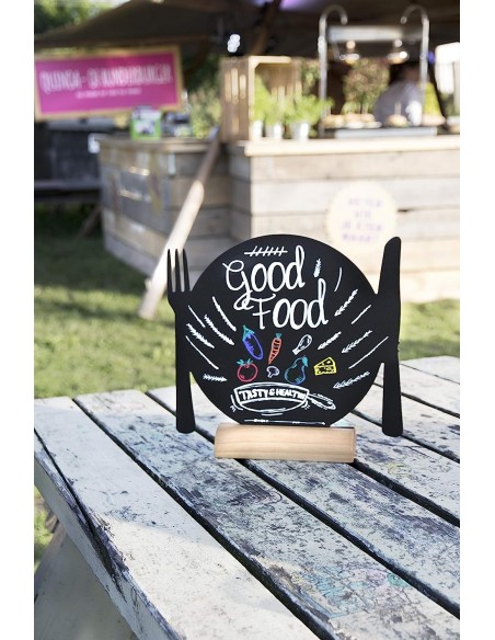 Lavagna Da Tavolo Silhouette Securit con base legno Securit - 9