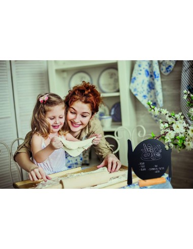 Lavagna Da Tavolo Silhouette Securit con base legno Securit - 11