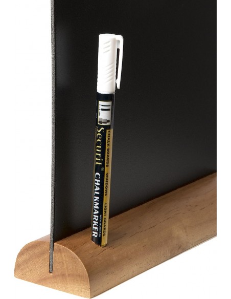 Lavagna Da Tavolo Silhouette Securit con base legno Securit - 22