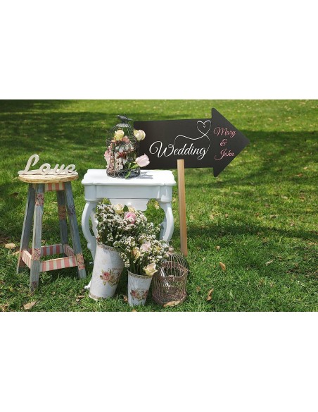 Lavagna Securit Silhouette con asta in legno per esterni Securit - 6