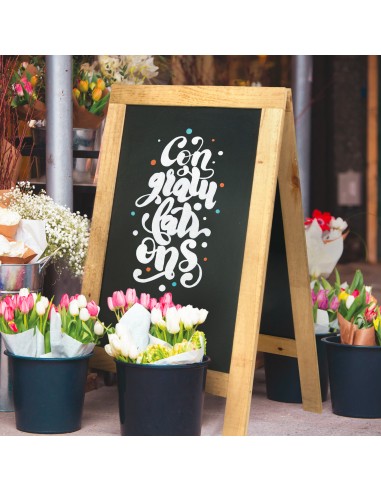 Lavagna Securit Sandwich Nature 131x72,7x72 cm