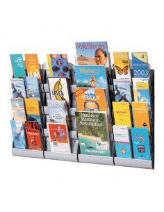 Espositore da parete Maxi System componibile Paperflow - Per f.to A4 - 23,2x9x73,5 cm - K540645 Paperflow - 1 2