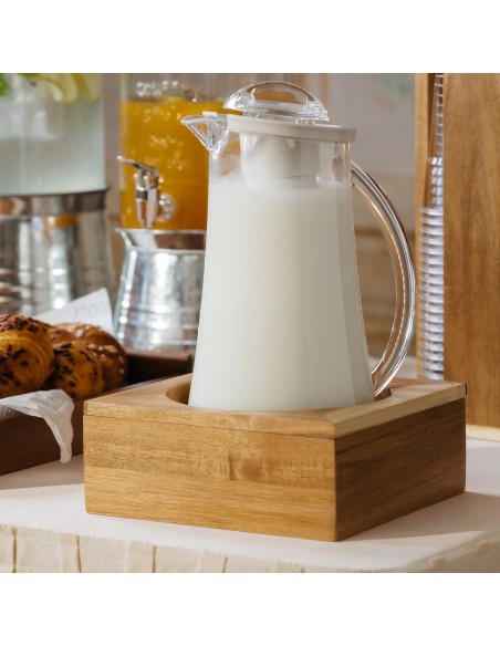 Supporto Caraffa In Bamboo 20X20X8Cm Naturale Leone