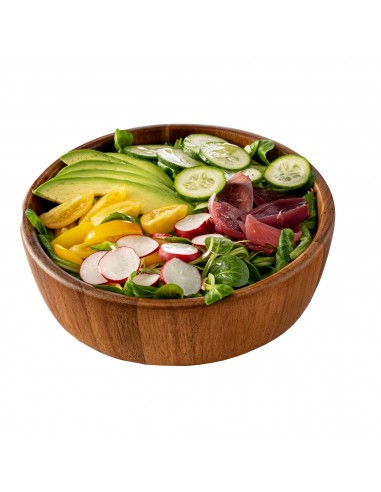 Insalatiera In Legno Di Acacia Ø25X9Cm Leone