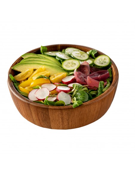 Insalatiera In Legno Di Acacia Ø25X9Cm Leone