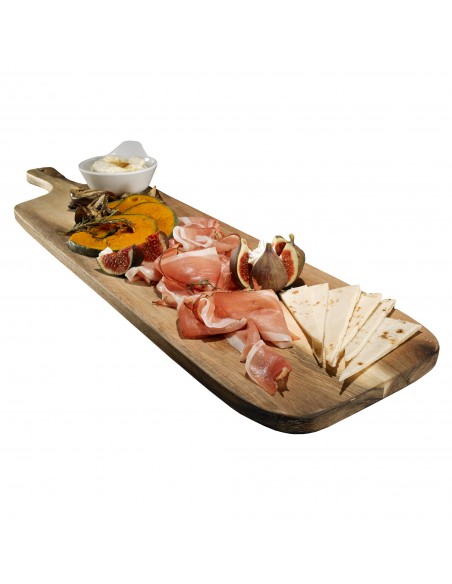 Tagliere Con Manico In Acacia 75X20X1,6Cm Leone