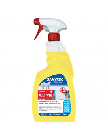 Detergente Disinfettante Multi Activ Sanitec - limone -  750 ml - 1838-S Sanitec - 2