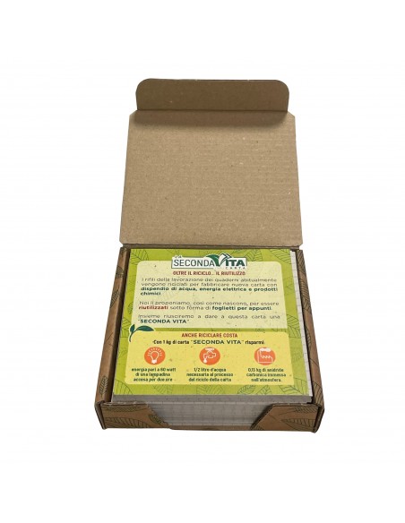 Maxiquaderno Blasetti One Color Impatto Zero - A4 - 20 +1 fg - 80 gr + 6 scatoline foglietti