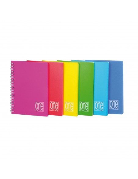 Expo 14 Miniquaderni Spiralati Ppl A6 12X17Cm Mix 6 Colori One Color Blasetti