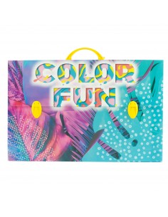 Valigetta Polionda Color 36,5X56,5Cm Dorso 5,5Cm Fantasie Assortite BALMAR 2000 - 1