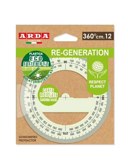 Goniometro 360° 12Cm Re-Generation Arda