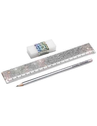 Set Riga 20Cm, Matita E Gomma Chiara Ferragni Collezione 2023 (Conf. da 12)