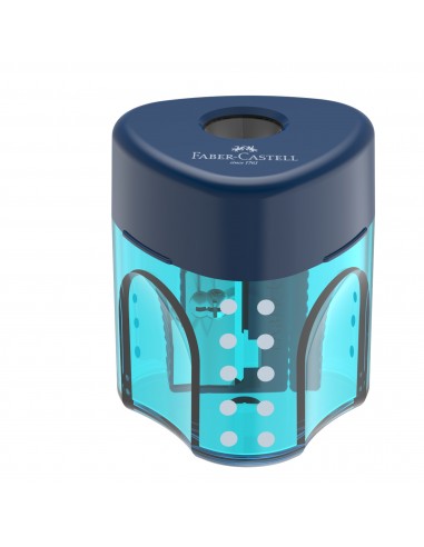 Temperamatite 1 Foro Mini Triangolare Con Serbatoio Faber Castell (Conf. da 24)