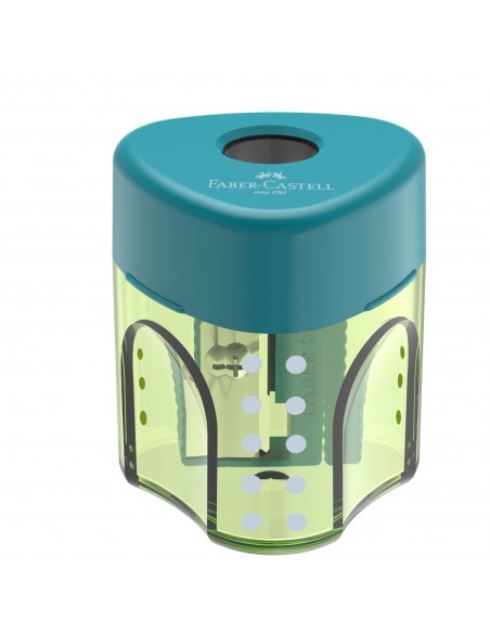 Temperamatite 1 Foro Mini Triangolare Con Serbatoio Faber Castell (Conf. da 24)