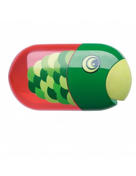 Temperamatite Animals Con Serbatoio E Gomma Assortiti (Conf. da 18)