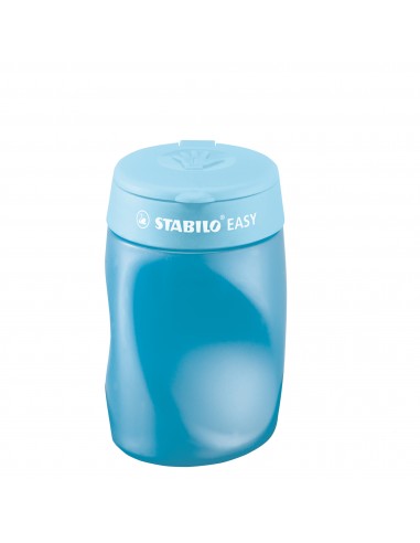 Temperamatite Easy 3 Fori C/Contenitore Ergonomico Blu Per Mancini Stabilo