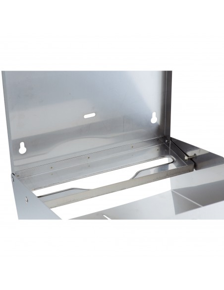 Distributore Asciugamani Piegati 400F In Acciaio Inox