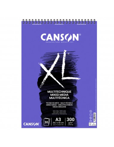Conf da 5 Album Mix Media carta grana media Canson - A3 - 300 gr - C200807216 Canson - 1