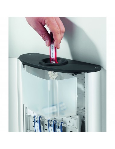 Cassetta Portachiavi Key Box Plus Durable - argento met. - 30,2x40x11,8 cm - 54 posti - 1968-23 Durable - 2