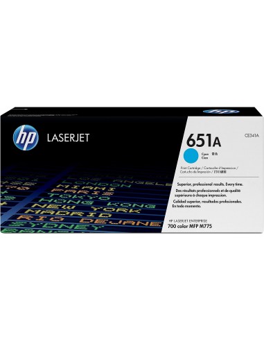 Originale HP laser toner ColorSphere 651A - ciano - CE341A HP - 2