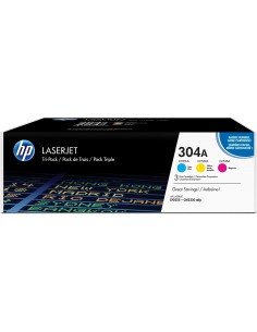 Originale HP laser conf. 3 toner 304A - c+m+g - CF372AM HP - 2