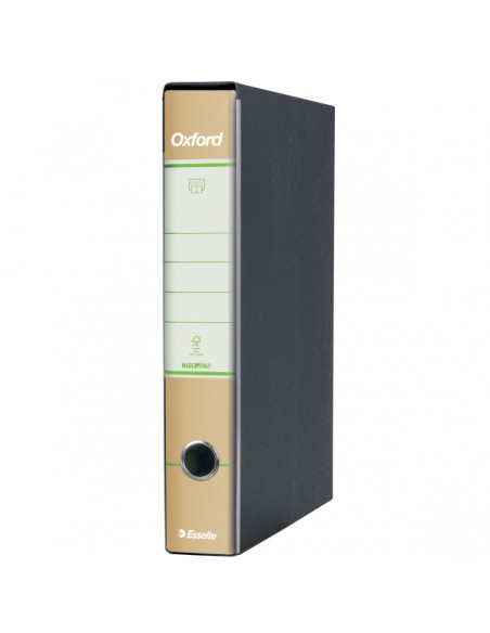 Registratore Con Custodia Esselte G84 Oxford Green 100% Riciclato -  Protocollo - dorso 5 cm Esselte - 2