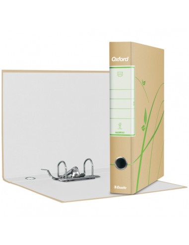 Registratore Con Custodia Esselte G82 Oxford Green 100% Riciclato -  Commerciale - dorso 5 cm Esselte - 3