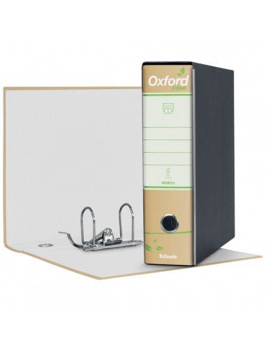 Registratore Con Custodia Esselte G83 Oxford Green 100% Riciclato -  Commerciale - dorso 8 cm Esselte - 1