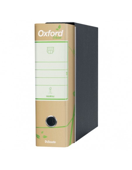 Registratore Con Custodia Esselte G83 Oxford Green 100% Riciclato -  Commerciale - dorso 8 cm Esselte - 2