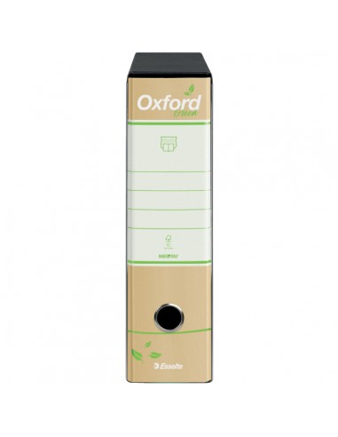 Registratore Con Custodia Esselte G83 Oxford Green 100% Riciclato -  Commerciale - dorso 8 cm Esselte - 4